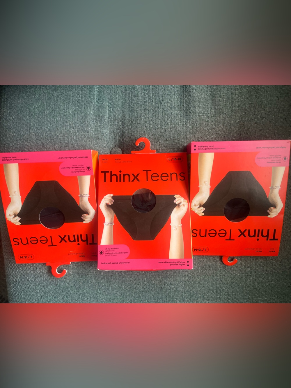 Three Thinx Teens Period Underwear - Unopened - L/13-14
